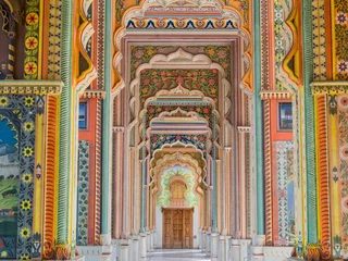 Fotobehang Patrika Gate in Jaipur, Rajasthan, India. © R.M. Nunes