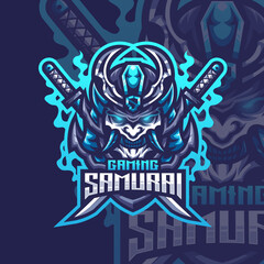 Esport logo samurai for your professional team © Artcuaz