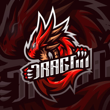 Esports logo dragons for your elite group
