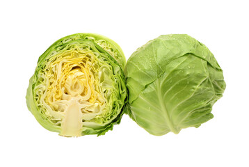 Fototapeta premium cabbage on a white background