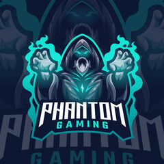 Naklejka na ściany i meble Esport logo phantom for your professional team