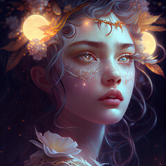 Moon Goddess, AI