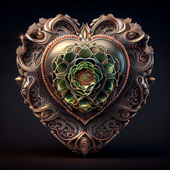 Heart Shaped Ornament, AI