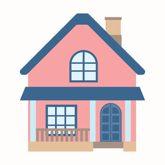 simple house vector icon illustration