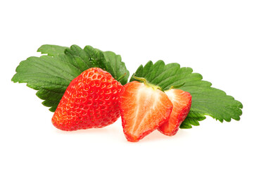 strawberry isolated over white background