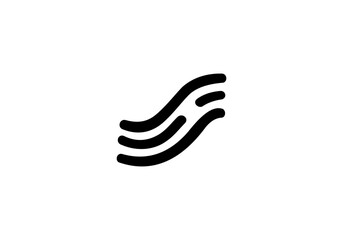 Obraz premium initial letter logo S initial company icon business logo background illustration