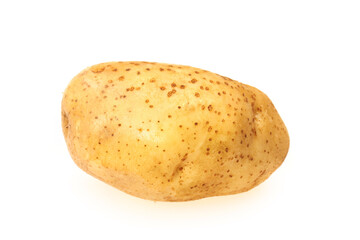 potatoes isolated on white background