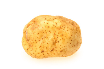potatoes isolated on white background