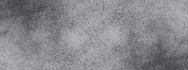 Obraz na płótnie Canvas Panoramic shot of a gray dark wall textured background