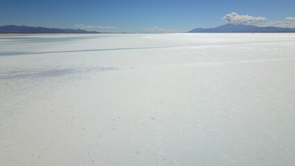 Famous salt flats in northwestern Argentina
