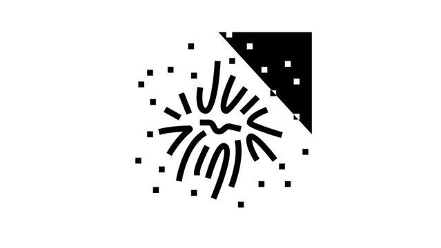 scar contractures glyph icon animation