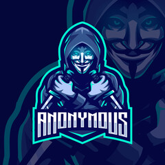 Esports logo anonymous for your elite team