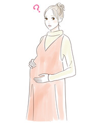 疑問を持つ妊婦さん
