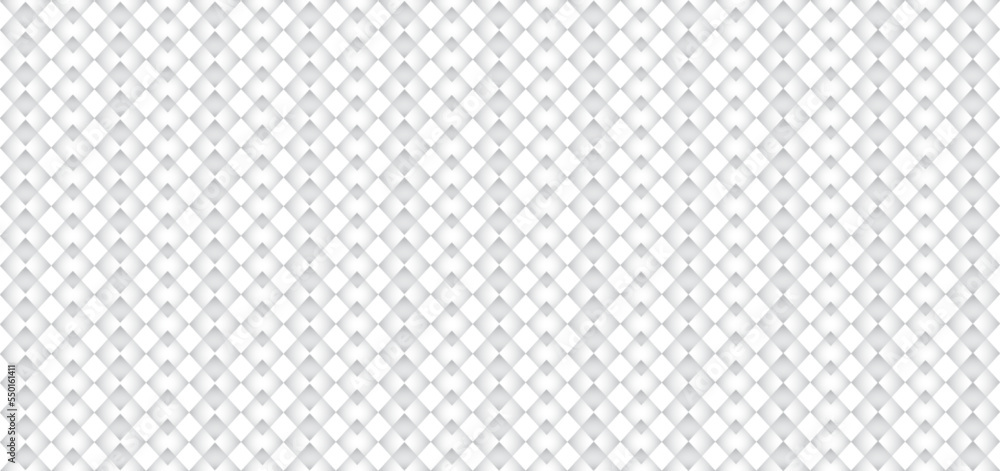 Poster abstract square pattern background. modern white fabric texture. vector, 2023