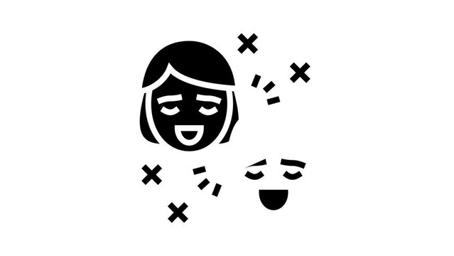 pleasure relationship glyph icon animation