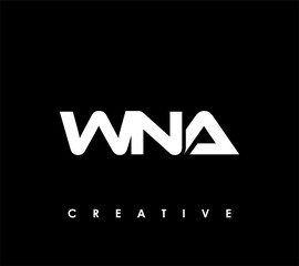 WNA Letter Initial Logo Design Template Vector Illustration
