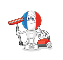 france clean with a vacuum . character vector