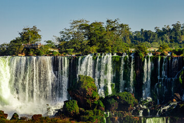 Panoramic of the Iguazú Falls