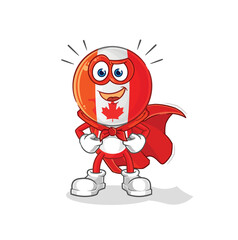canada heroes vector. cartoon character