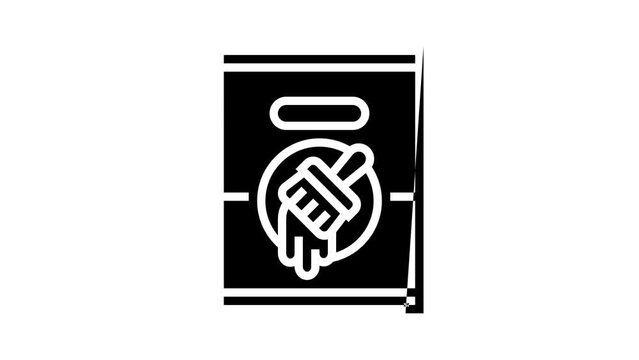 paint tool repair line icon animation