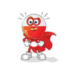 Fototapeta premium poland heroes vector. cartoon character