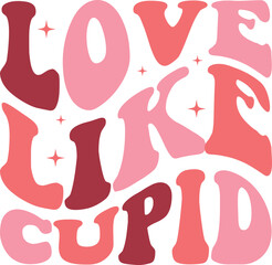 Retro Valentine SVG Design
