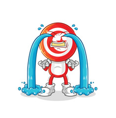 tunisia crying illustration. character vector