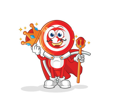 recommend clip art: tunisia king vector. cartoon character