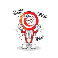tunisia applause illustration. character vector