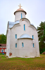 Fototapeta na wymiar Ancient monuments of Veliky Novgorod