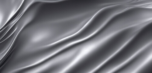 Soft silver silk material backdrop. Backdrop with copy space, graphic elements for design layout. perfect for presentation, compositions, video and print background.