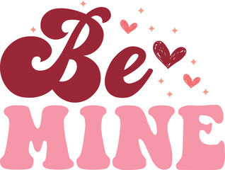 Retro Valentine SVG Design