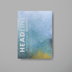 cards with bright colorful vector watercolor background. Design for your date, postcard, banner.