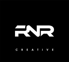 RNR Letter Initial Logo Design Template Vector Illustration