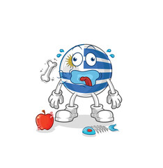 uruguay burp mascot. cartoon vector
