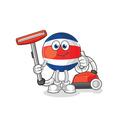 costa rica clean with a vacuum . character vector