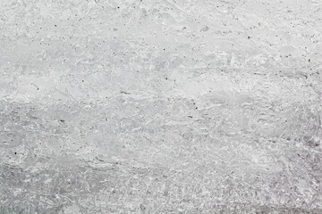 Frozen solid sheet of real ice after a winter storm