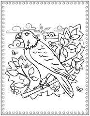 coloring page , design for relaxation.Easy coloring book for kids and all ages.
Reduce your stress level & enjoy the meditative benefi
High-quality illustrations for KDP Interiors.