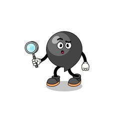 Mascot of comma symbol searching