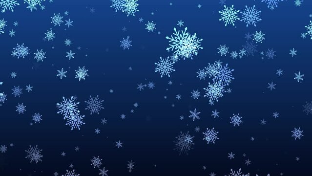 Snowflake background animation