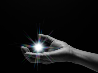 Light power coming out of palm