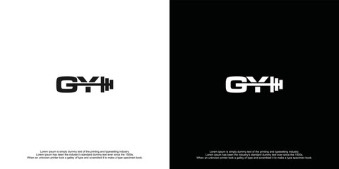 Gym Fitness Modern Logo Design