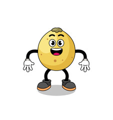 langsat cartoon with surprised gesture