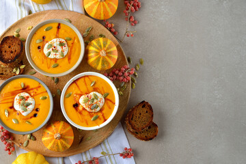 Pumpkin veggie soup