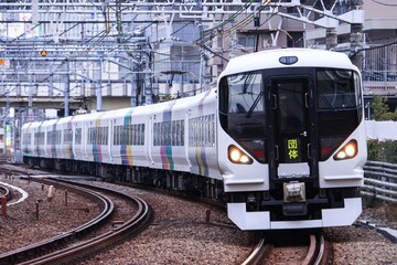 特急電車 E257系団体列車