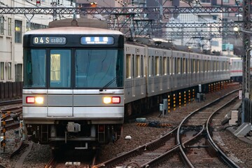 Naklejka na ściany i meble 通勤電車 東京メトロ日比谷線03系