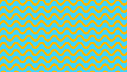 Seamless geometric pattern with wavy lines.