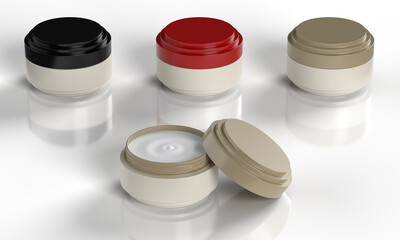 化粧品容器　ジャー