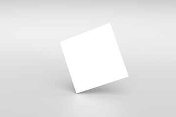 Blank clean rounded business card mockup template. Mock-up design for presentation branding