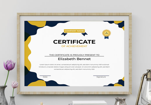 Simple Certificate Layout